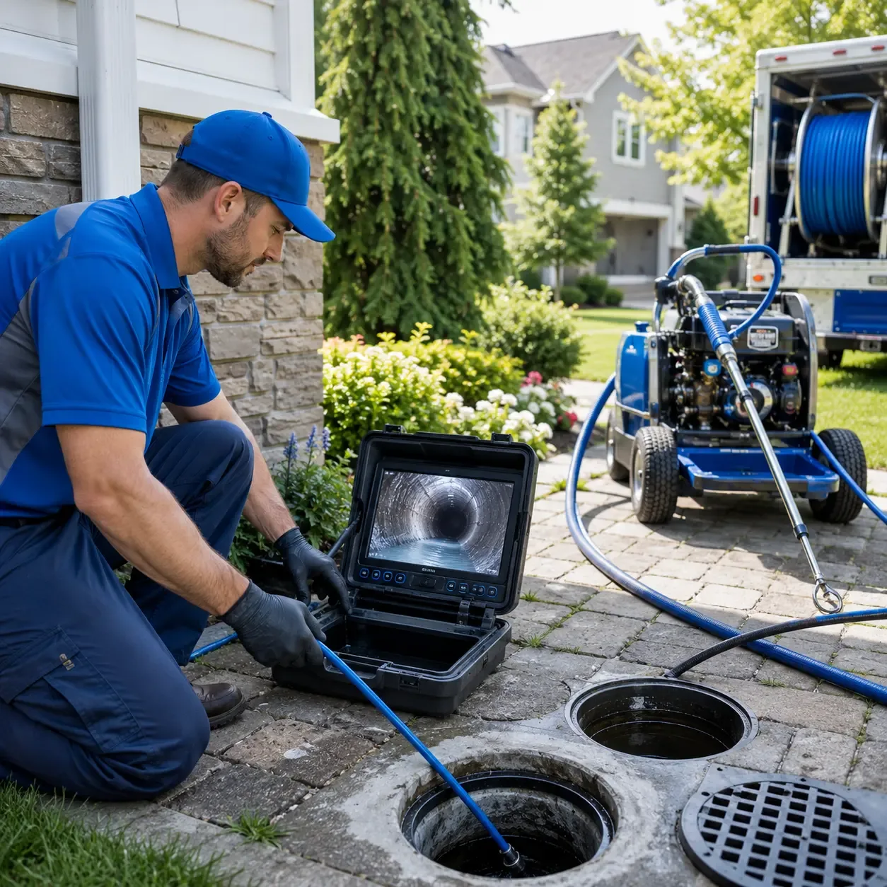 Outdoor drain cleaning professionals serving Tecumseh, MI