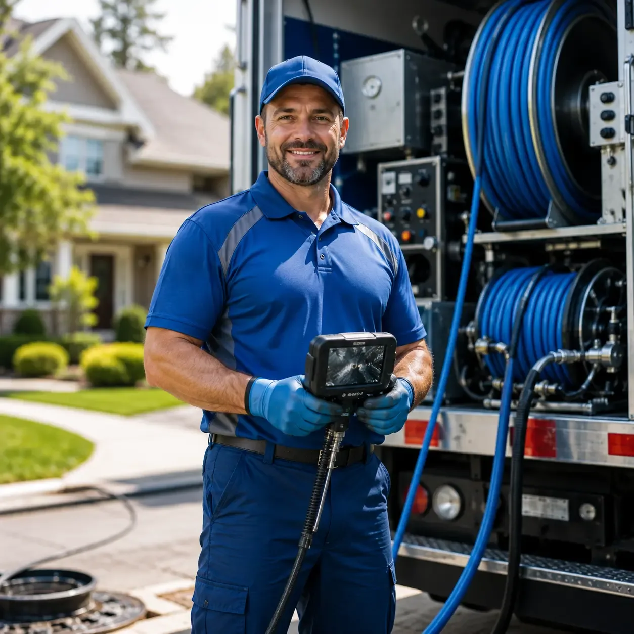 Local outdoor drain cleaning specialists in Tecumseh, MI
